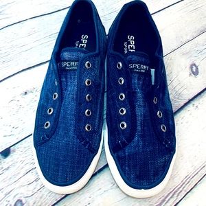 Sperry | Denim Laceless Sneaker Size 7.5